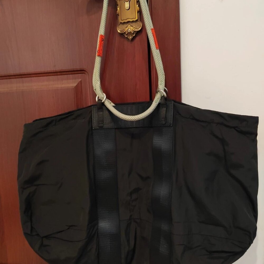 Pre-owned Topologie Sports Bag Large Capacity Gym Duffle Weekender bag Black Big